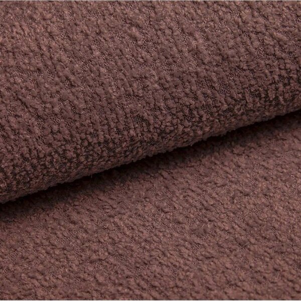 Canapea roșie extensibilă cu tapițerie din stofă bouclé 215 cm Patti – Bonami Selection