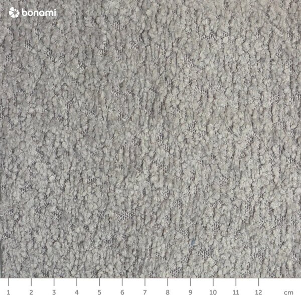 Canapea gri extensibilă cu tapițerie din stofă bouclé 215 cm Patti – Bonami Selection