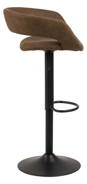 Scaun de bar rotativ Grace, maro