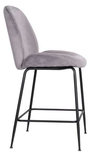 Scaun de bar Dori Black gri