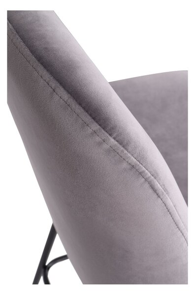 Scaun de bar Dori Black gri