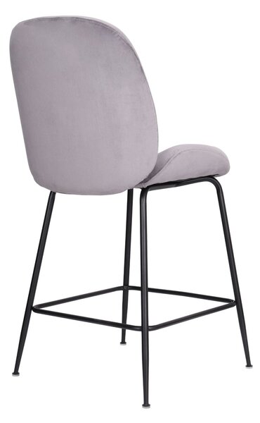 Scaun de bar Dori Black gri