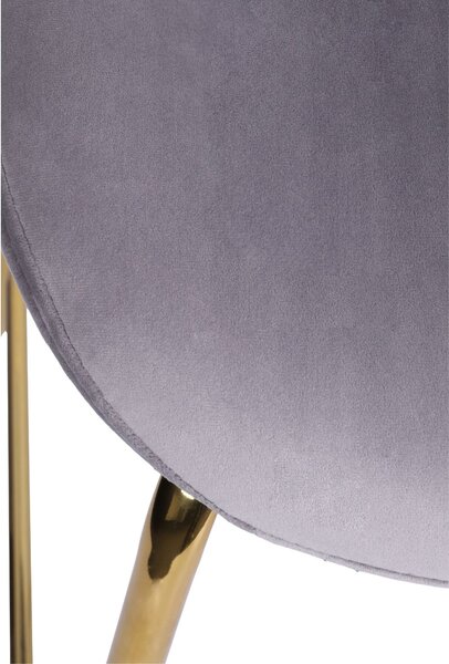 Scaun de bar Dori Gold gri