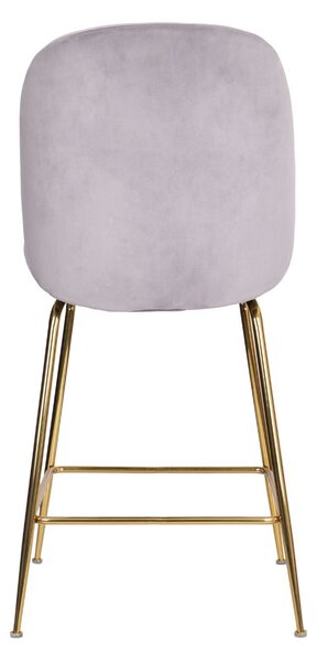 Scaun de bar Dori Gold gri