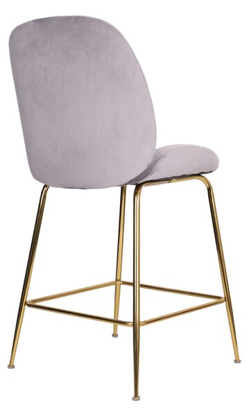 Scaun de bar Dori Gold gri
