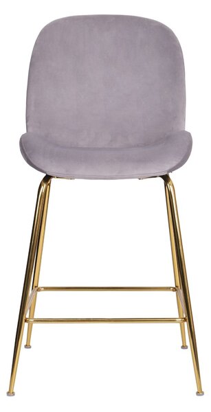 Scaun de bar Dori Gold gri