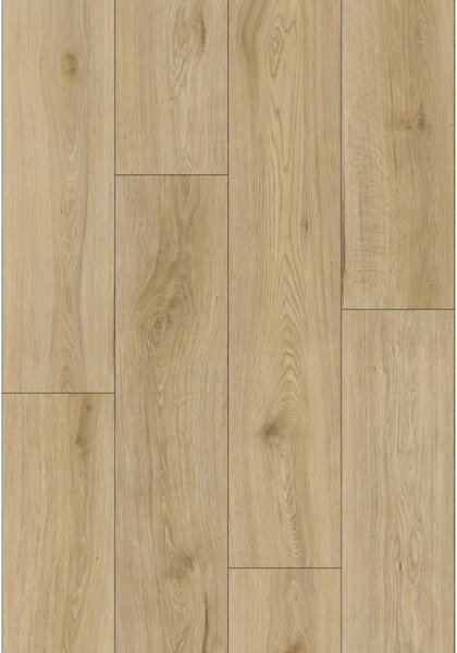 Mexen Charter Oak probă panouri vinilice SPC 6,5 mm, suport IXPE 1,5 mm, 4 V-Fuga, Stejar - F1022-S