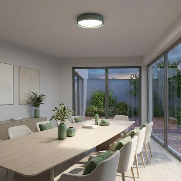 Brilagi - Plafonieră LED dimabilă LUCIA LED/48W/230V diam. 41 cm verde + telecomandă