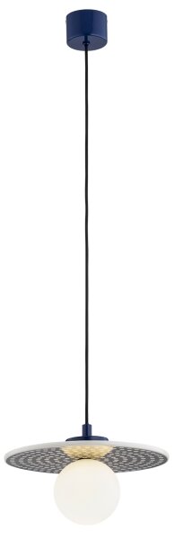 Argon 8950 - Lustră pe cablu BOLL 1xG9/6W/230V albastră