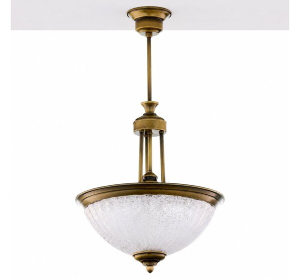 Jupiter 2134 - Lustră pe tijă CARMEN 1xE27/15W/230V bronz/patină