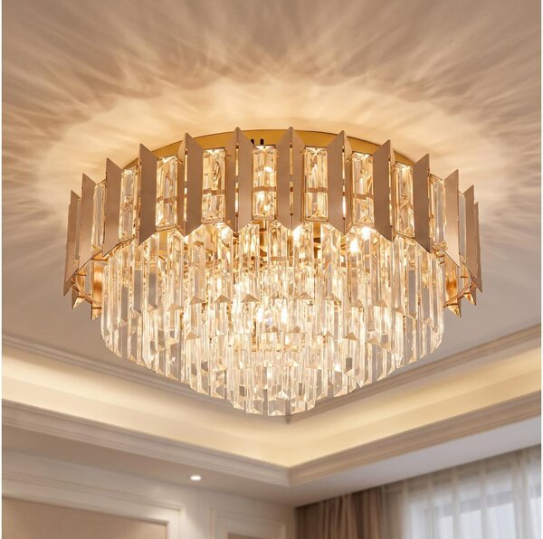 BRILAGI - Plafonieră SPECTRA 5xE14/40W/230V diam. 48 cm aurie