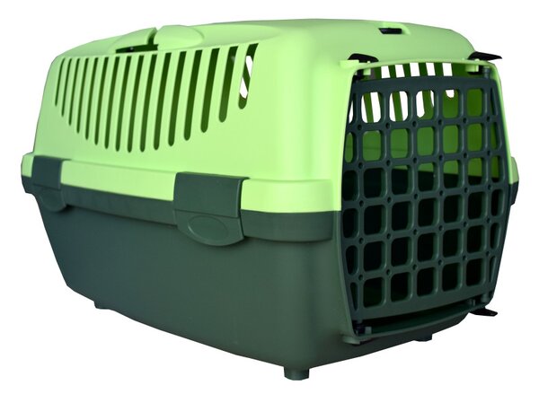 ASTOREO Cusca de transport caini, pisici si animale mici - verde - Mărimea 32x31x48cm