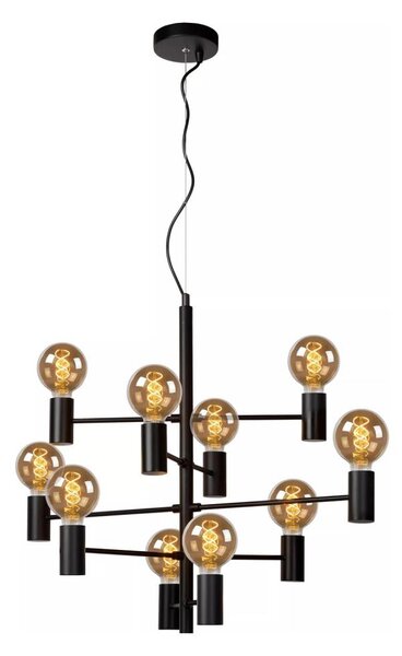 Lucide 21421/10/30 - Lustru suspendat pe cablu LEANNE 10xE27/40W/230V