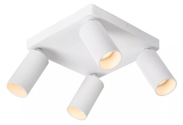 Lucide 09939/14/31 - Plafonieră cu spoturi CLUBS 4xGU10/40W/230V albă