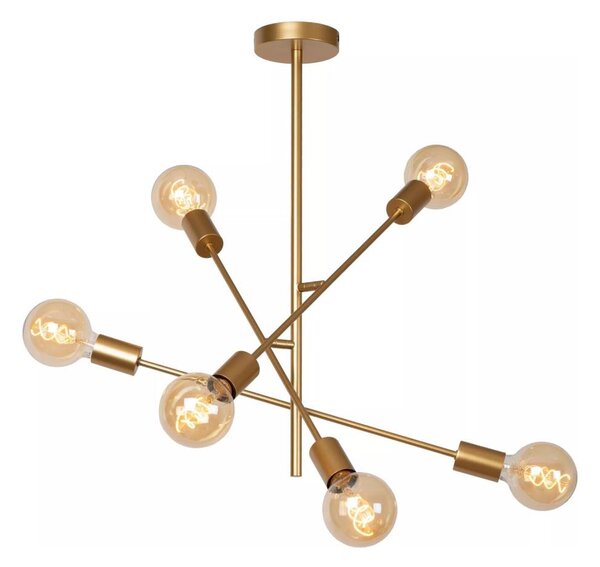 Lucide 21119/06/02 - Lustră pe tijă LESTER 6xE27/40W/230V