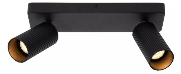 Lucide 09939/02/30 - Spot CLUBS 2xGU10/40W/230V negru