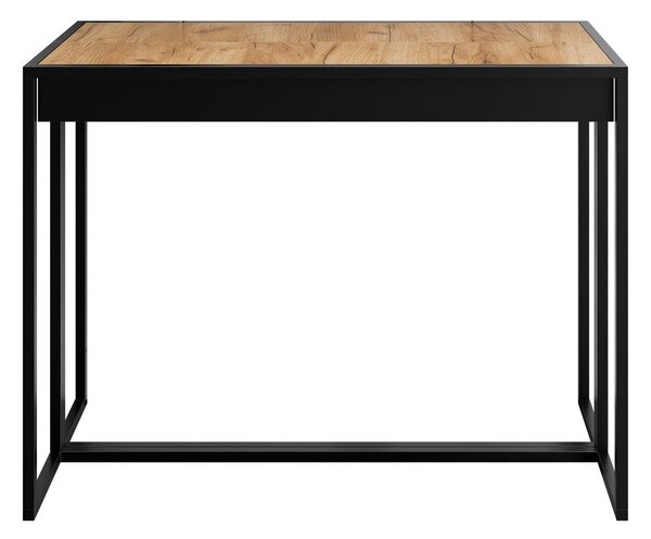Masă pliantă Oswego 180Craft stejar, Negru, 8x5x10cm, ExtensieExtensie, PAL laminat, Metal