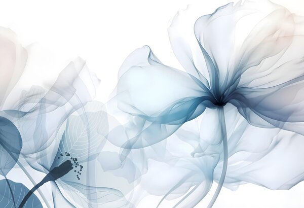 Fototapet Nuanțe florale delicate în nuanțe moi, Fototapet acuarelă, Fototapet populare, w08742 - Tapeko.ro