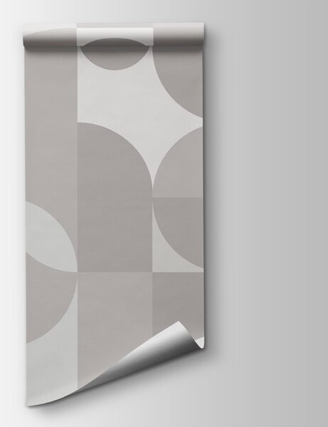 Fototapet Model geometric gri și alb, Fototapet moderne, Fototapet populare, w03058v1 - Tapeko.ro