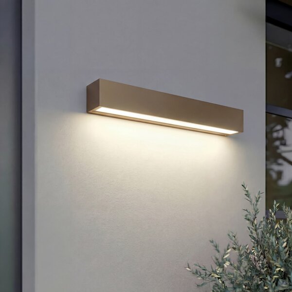 Lămpi de exterior Lucande, Lengo, Maro / Rugină, Aluminiu, Modern