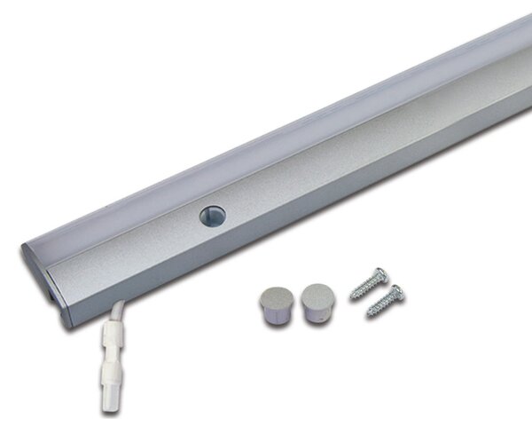Hera Lampă LED încastrată ModuLite F, aluminiu, 90 cm, 3.000 K, aluminiu, Metalic, Bucătărie, Metal, Modern