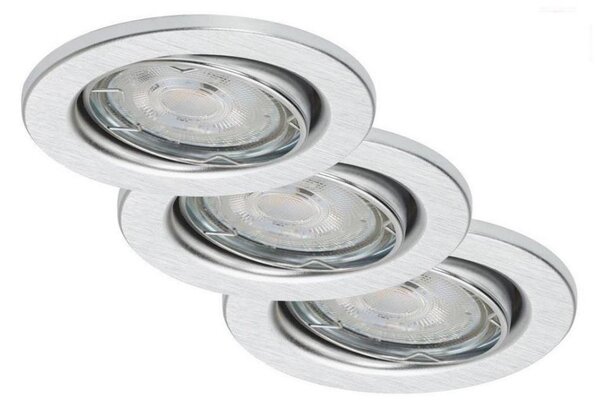 SET 3x corp de iluminat LED dimabil pentru baie Briloner 7149-039 1xGU10/5W/230V IP23