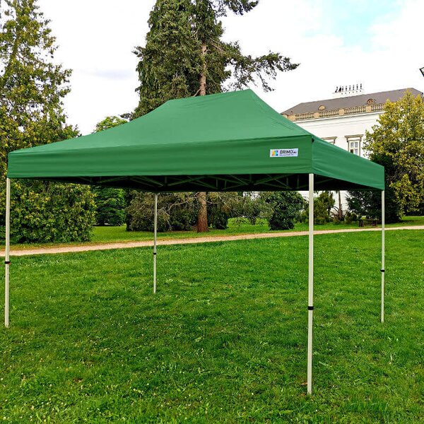Cort pavilion pliabil 3x4,5m - cu 3 pereți - Negru