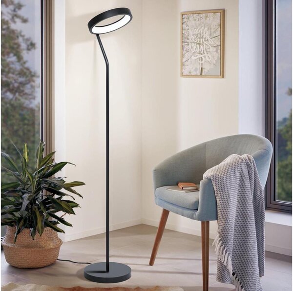 Eglo 32327 - Lampă de podea LED RGBW dimabilă MARGHERA-C LED/15,5W/230V, negru