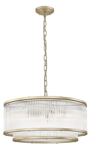 Brilagi - Lustru suspendat pe lanț RAMOS 6xE14/60W/230V auriu
