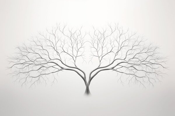 Fototapet Copac fără frunze, Fototapet natură, Fototapet populare, w03159 - Tapeko.ro