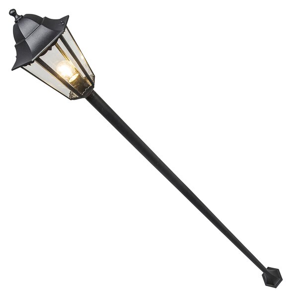 Lampă de podea clasică pentru exterior neagră 170 cm IP44 - New Orleans 1