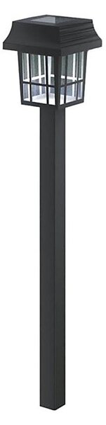 Aigostar - Lampă solară LED, 2 V, 6500 K, IP44, 40 mAh, neagră