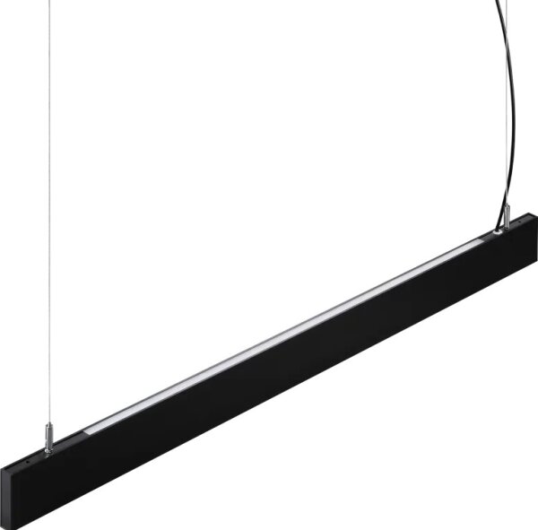 Ideal Lux - Lustră LED suspendată pe cablu STEEL LED/29W/230V 3000K CRI 90 120 cm negru