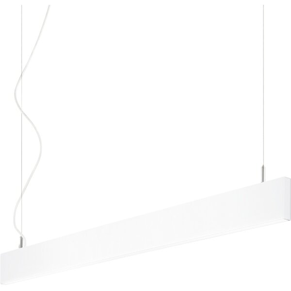 Ideal Lux - Pendul LED suspendat pe cablu LINUS LED/32W/230V 3000K CRI 90 120 cm alb