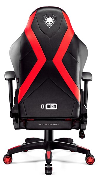 Scaun gaming Diablo X-Horn 2.0 King Size: negru-roșu Diablochairs