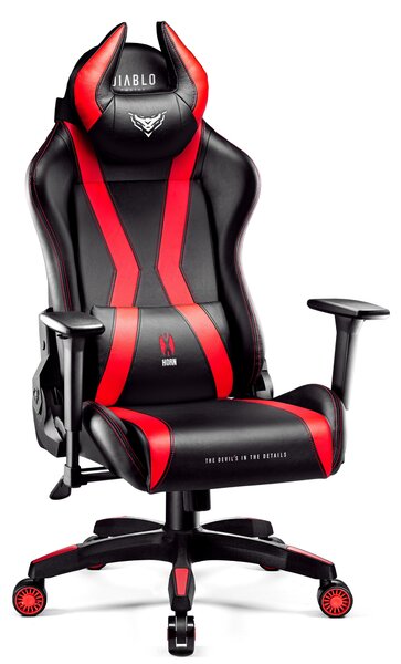 Scaun gaming Diablo X-Horn 2.0 King Size: negru-roșu Diablochairs