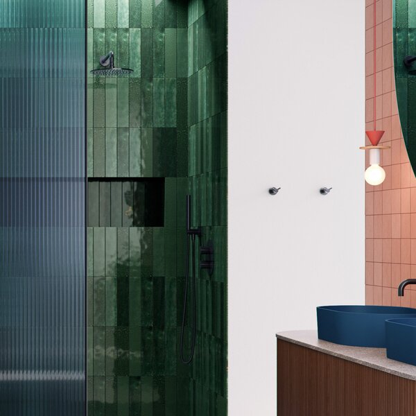 Omnires Modern Project suport prosop negru MP60120BL