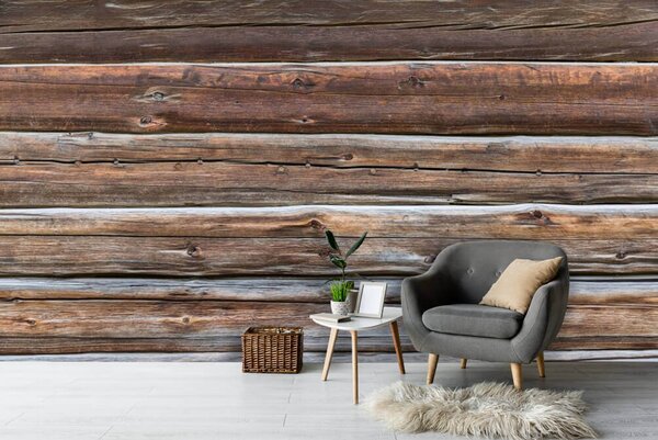 Fototapet Modelele texturate din lemn creează un farmec rustic, Fototapet textură lemn, Fototapet populare, u28959 - Tapeko.ro