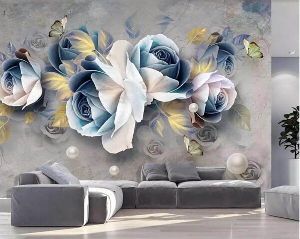 Fototapet Inflorescențe delicate cu culori moi, Fototapet flori 3D, Fototapet populare, u29826 - Tapeko.ro