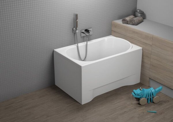 Polimat Mini cada dreptunghiulară 100x65 cm alb 00059