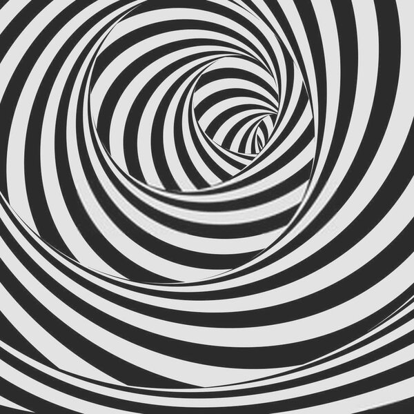 Fototapet Model spirală alb-negru, Fototapet abstracte, Fototapet populare, u37165 - Tapeko.ro