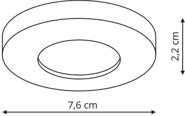Light Prestige Lagos lampă încorporată 1x50 W negru LP-440/1RSBK