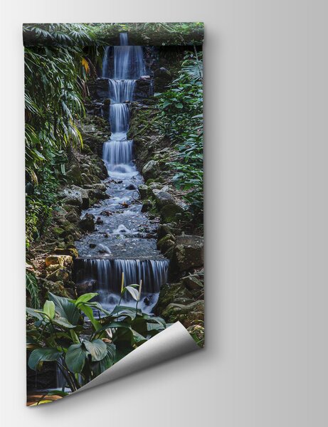 Fototapet Cascadă în junglă, Fototapet natură, Fototapet populare, u47370 - Tapeko.ro