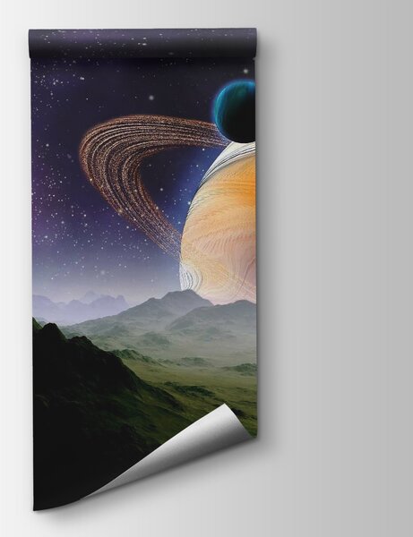 Fototapet Planete și stele în spațiu, Fototapet spațiu cosmic, Fototapet populare, u57430 - Tapeko.ro