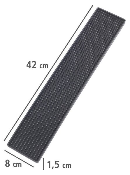 Wenko uscător de vase 42x8x1 cm negru 54700100