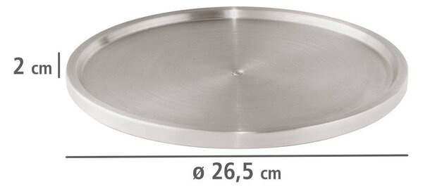 Wenko Rondell organiser 26.5x26.5x1 cm crom 2334100