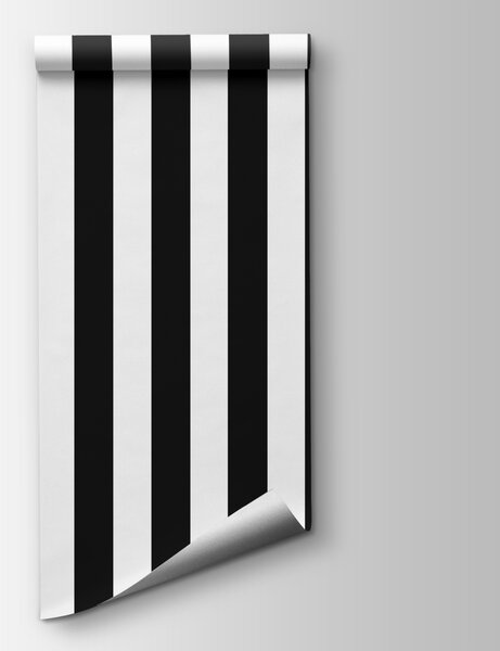 Fototapet Fundal cu dungi albe și negre, Fototapet geometrice, Fototapet populare, u71645 - Tapeko.ro