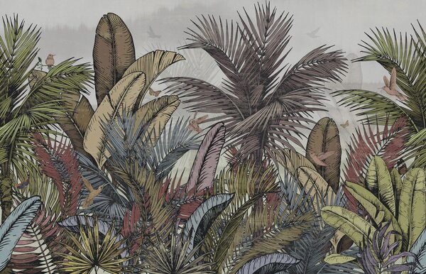 Fototapet Grup de plante tropicale, Fototapet natură, Fototapet populare, u73558 - Tapeko.ro
