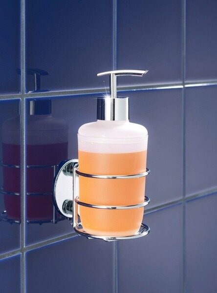 Wenko Turbo-Loc rund Stahl dozator săpun 250 ml argint 18777100