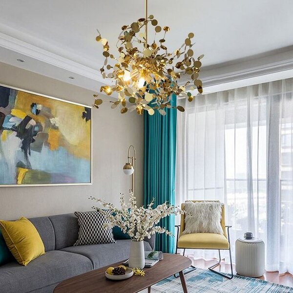 Lampă suspendată aurie extravaganta APP546-3CP GOLD